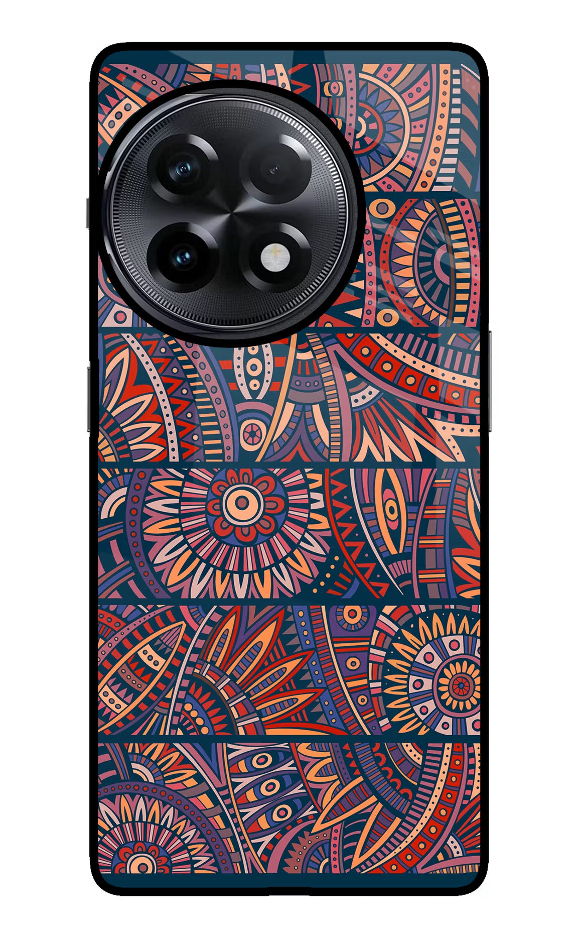 African Culture Design OnePlus 11R Glass Case Back Cover by Casekaro