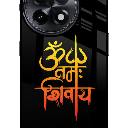 Om Namah Shivay OnePlus 11R Glass Case