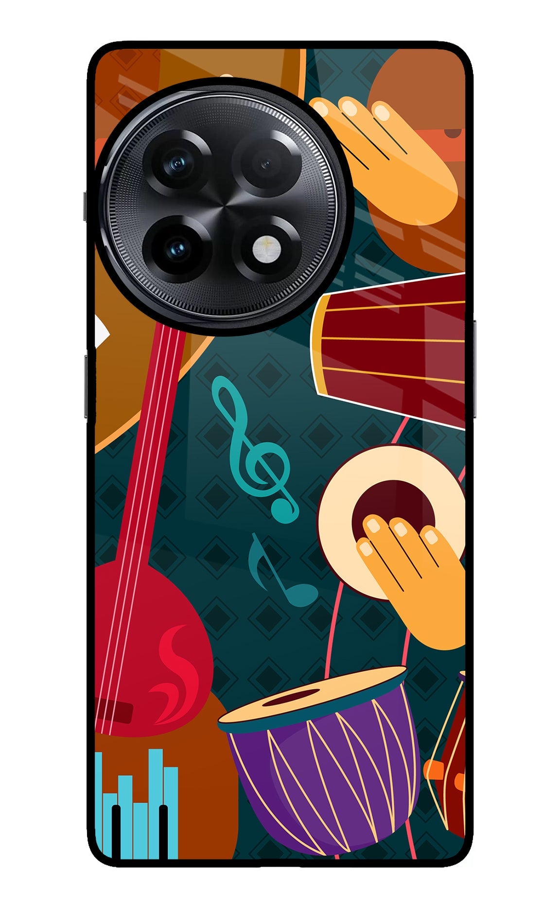 Music Instrument OnePlus 11R Glass Case