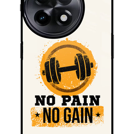 No Pain No Gain OnePlus 11R Glass Case