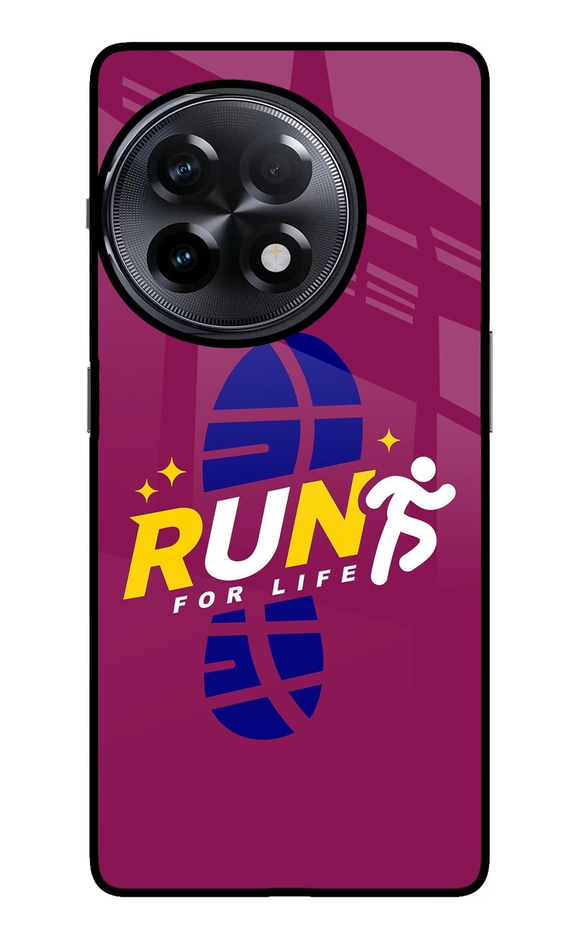 Run for Life OnePlus 11R Back Cover