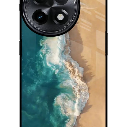 Ocean Beach OnePlus 11R Glass Case