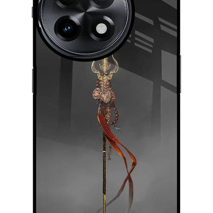 Shiv Trishul OnePlus 11R Glass Case