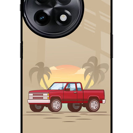 Desert Classic Drive OnePlus 11R Glass Case