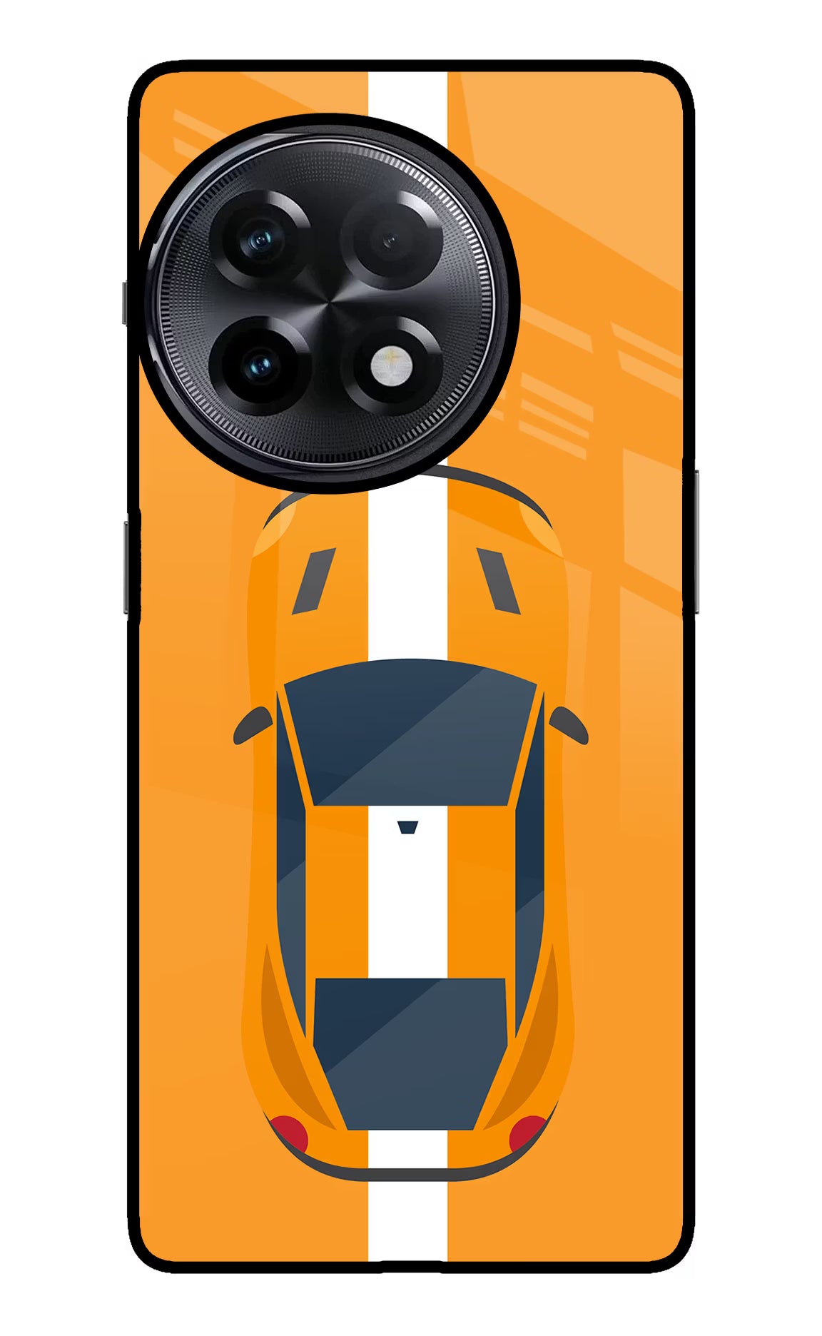 Highway Pursuit OnePlus 11R Glass Case Back Cover by Casekaro