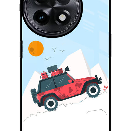 Mountain Trail Beast OnePlus 11R Glass Case