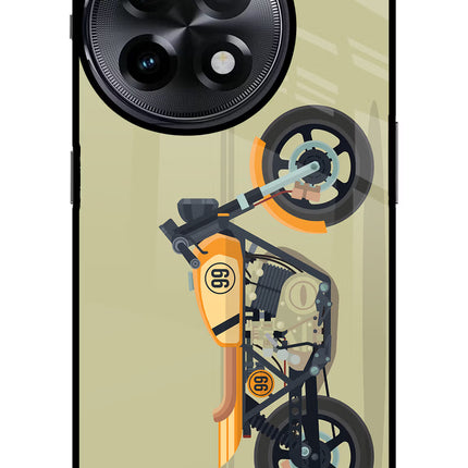 Vertical Speedster OnePlus 11R Glass Case