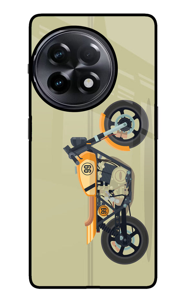 Vertical Speedster OnePlus 11R Glass Case