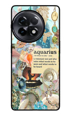 Aquarius Zodiac OnePlus 11R Glass Case