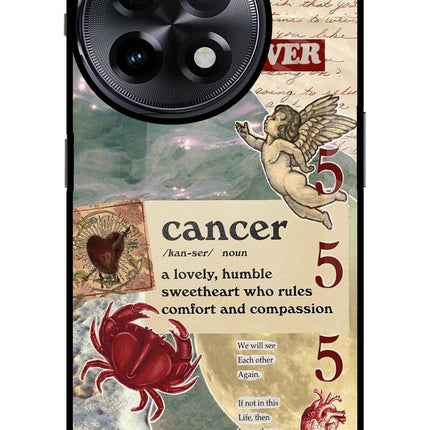 Cancer Zodiac OnePlus 11R Glass Case