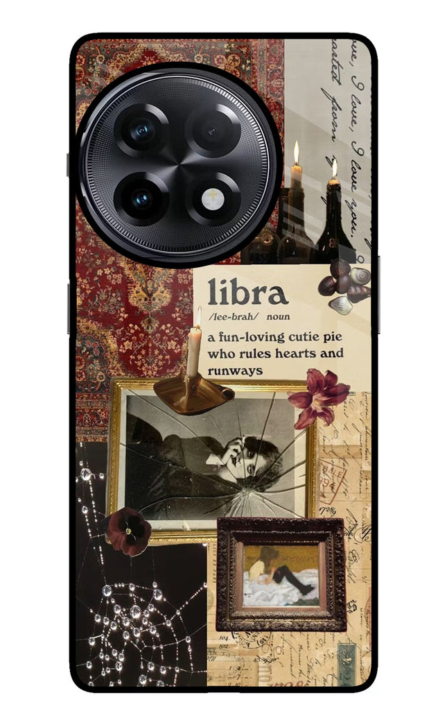 Libra Zodiac OnePlus 11R Glass Case