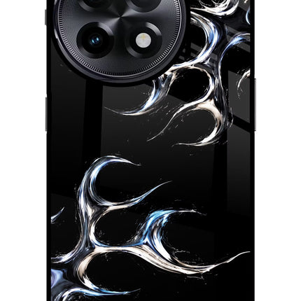 Chrome Tribal OnePlus 11R Glass Case