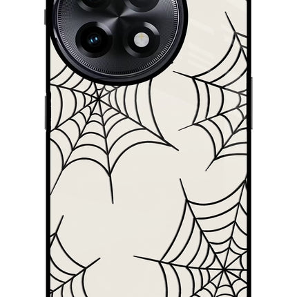 Spider Web OnePlus 11R Glass Case