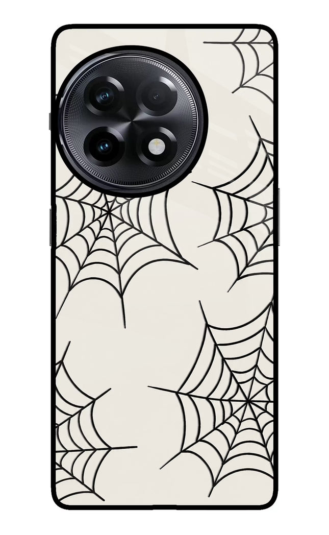 Spider Web OnePlus 11R Glass Case