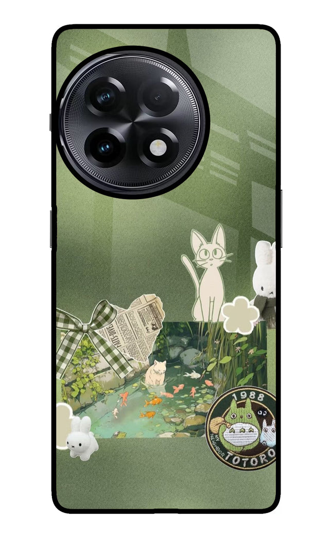 Aesthetic anime OnePlus 11R Glass Case