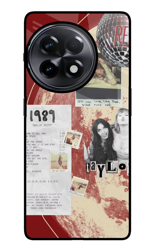 Taylor Swift OnePlus 11R Glass Case