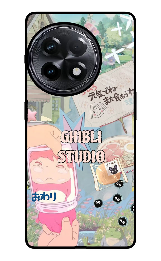 Studio Ghibli OnePlus 11R Glass Case