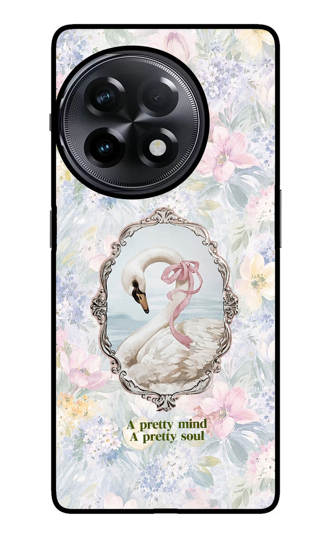 Pretty Mind Pretty Soul OnePlus 11R Glass Case