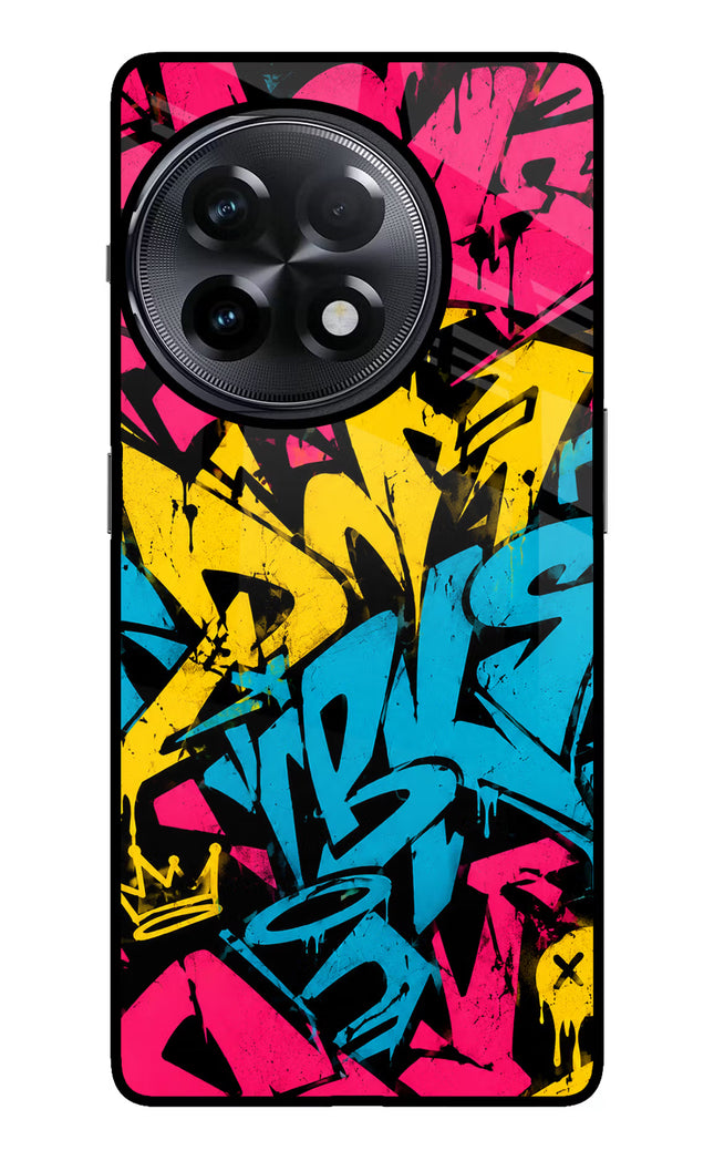 Graffiti Vibe OnePlus 11R Glass Case