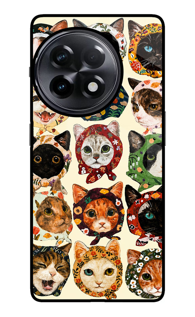 Cool Cat OnePlus 11R Glass Case