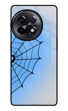 Blue Web OnePlus 11R Glass Case