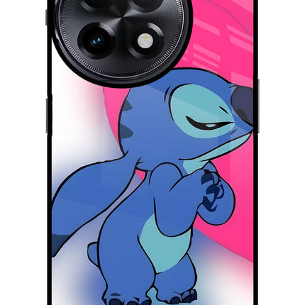 Stitch Hug OnePlus 11R Glass Case