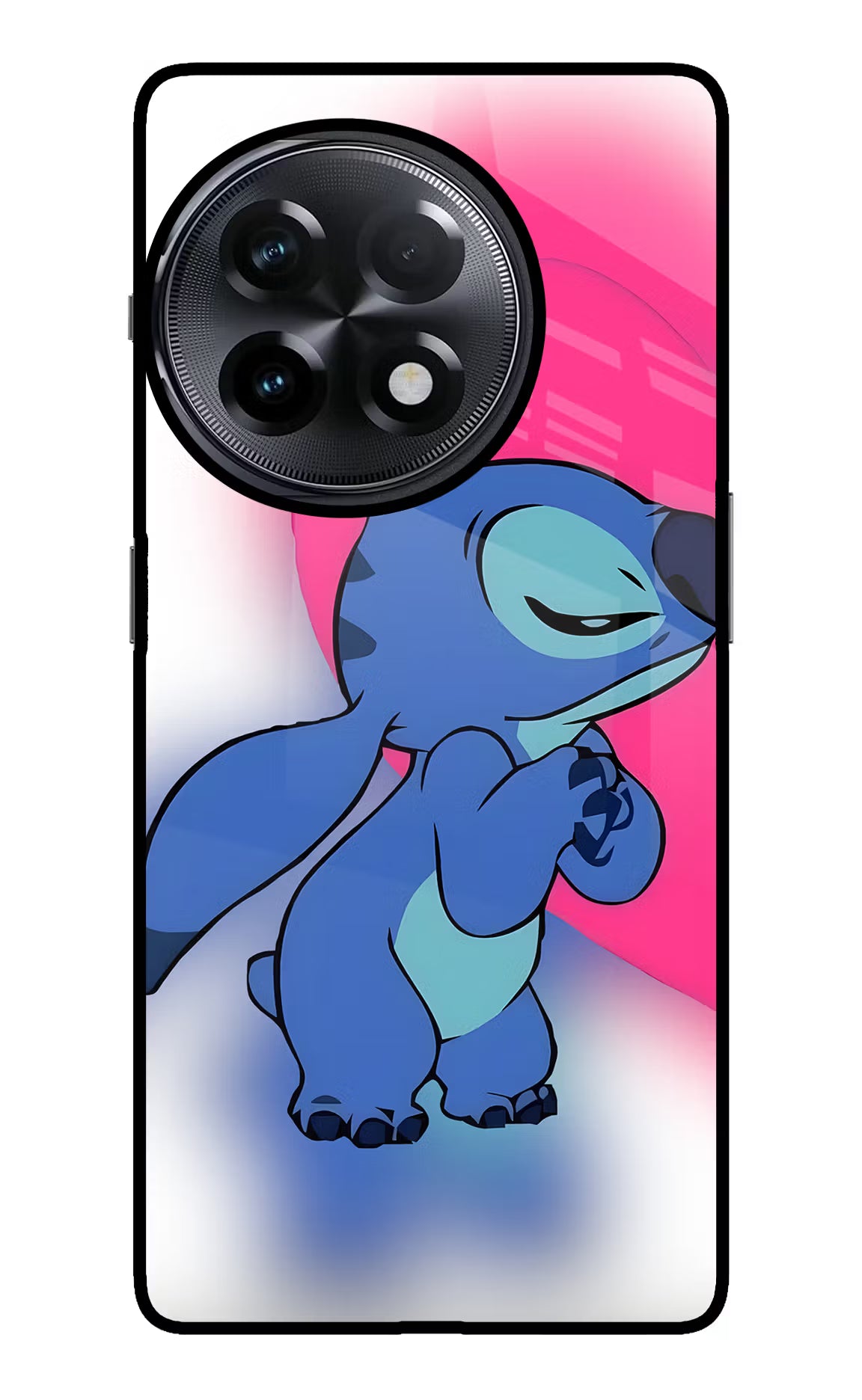 Stitch Hug OnePlus 11R Glass Case