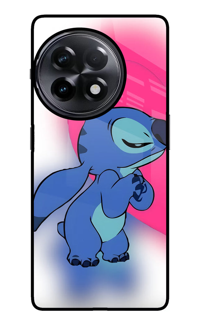 Stitch Hug OnePlus 11R Glass Case
