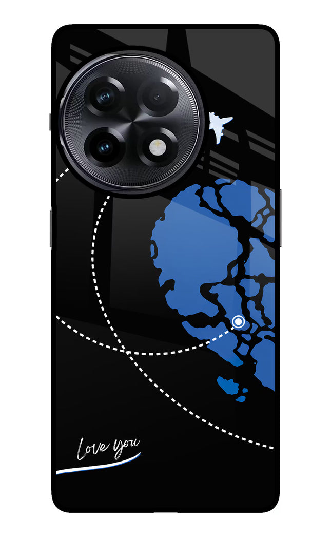 Love Orbit OnePlus 11R Glass Case