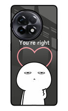 You're Right OnePlus 11R Glass Case