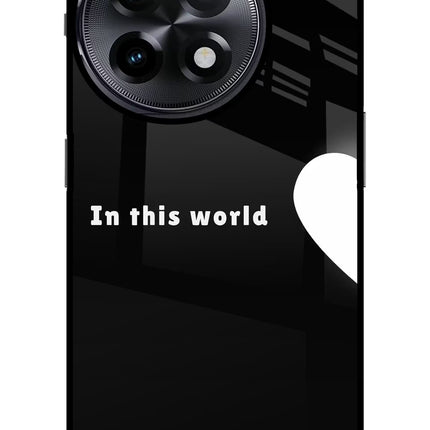 This World OnePlus 11R Glass Case
