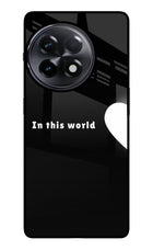 This World OnePlus 11R Glass Case