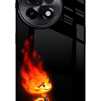 Ember Flame OnePlus 11R Glass Case