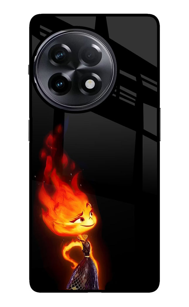 Ember Flame OnePlus 11R Glass Case