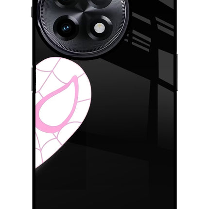 Gwen Mask OnePlus 11R Glass Case Back Cover by Casekaro