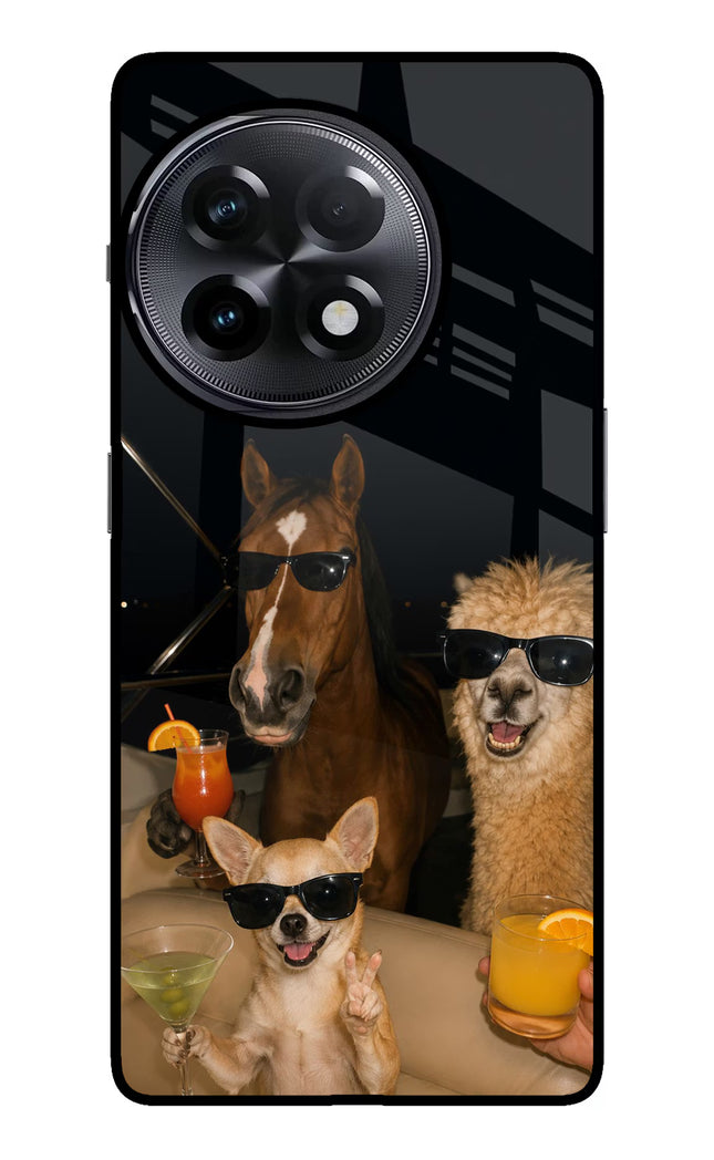 Party Squad OnePlus 11R Glass Case