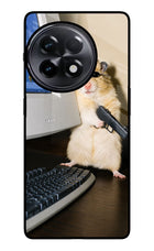 Hacker Hamster OnePlus 11R Glass Case