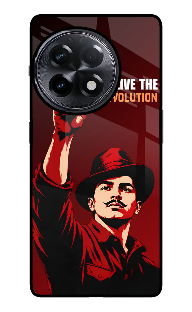 Bhagat Singh Revolution OnePlus 11R Glass Case