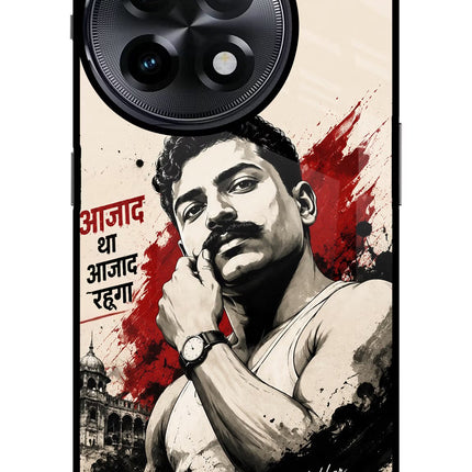 Chandrashekhar Azad Fearless OnePlus 11R Glass Case