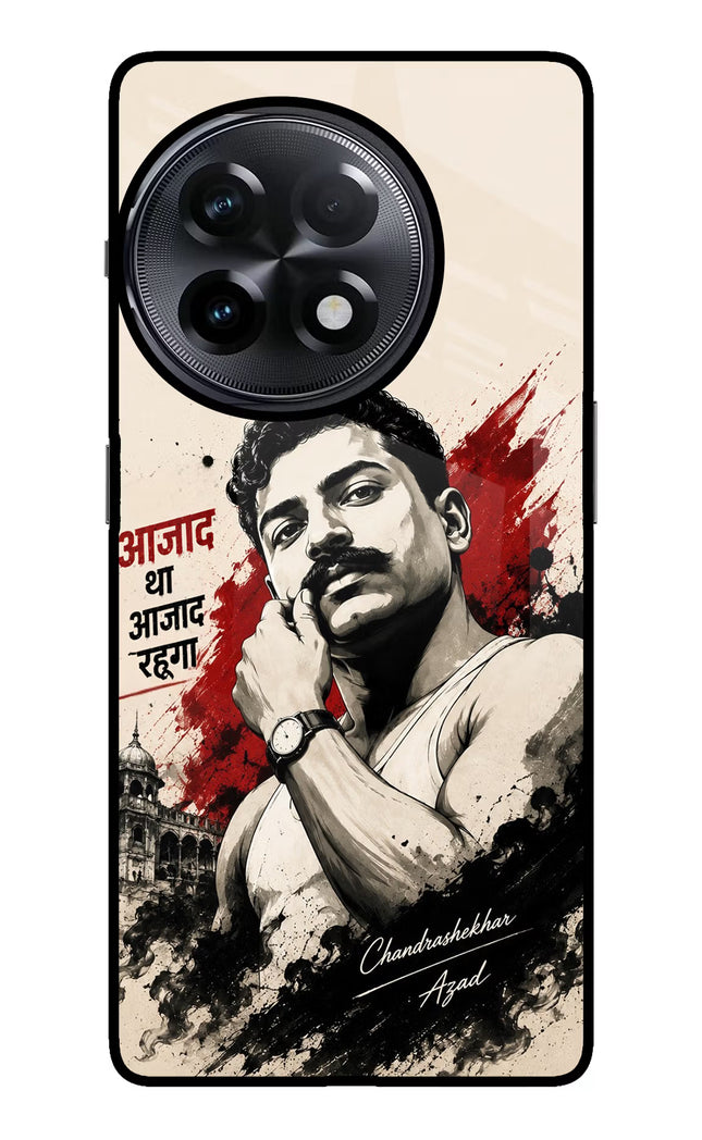Chandrashekhar Azad Fearless OnePlus 11R Glass Case