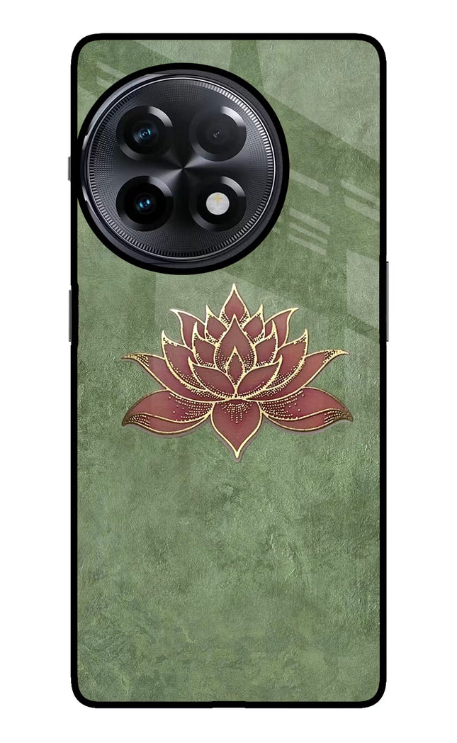 Lotus Grace OnePlus 11R Glass Case