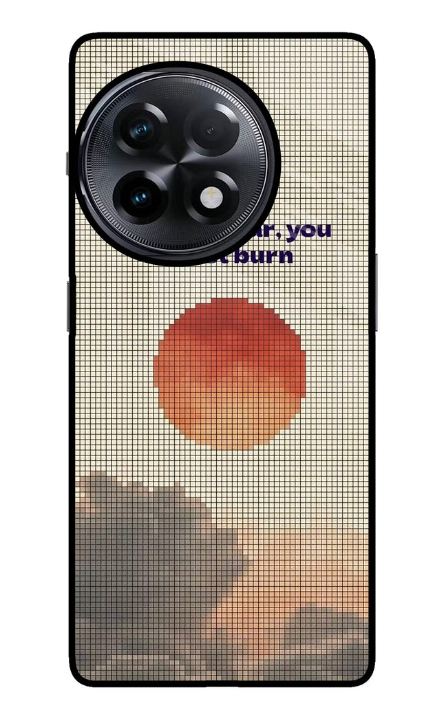 Pixel Sun OnePlus 11R Glass Case