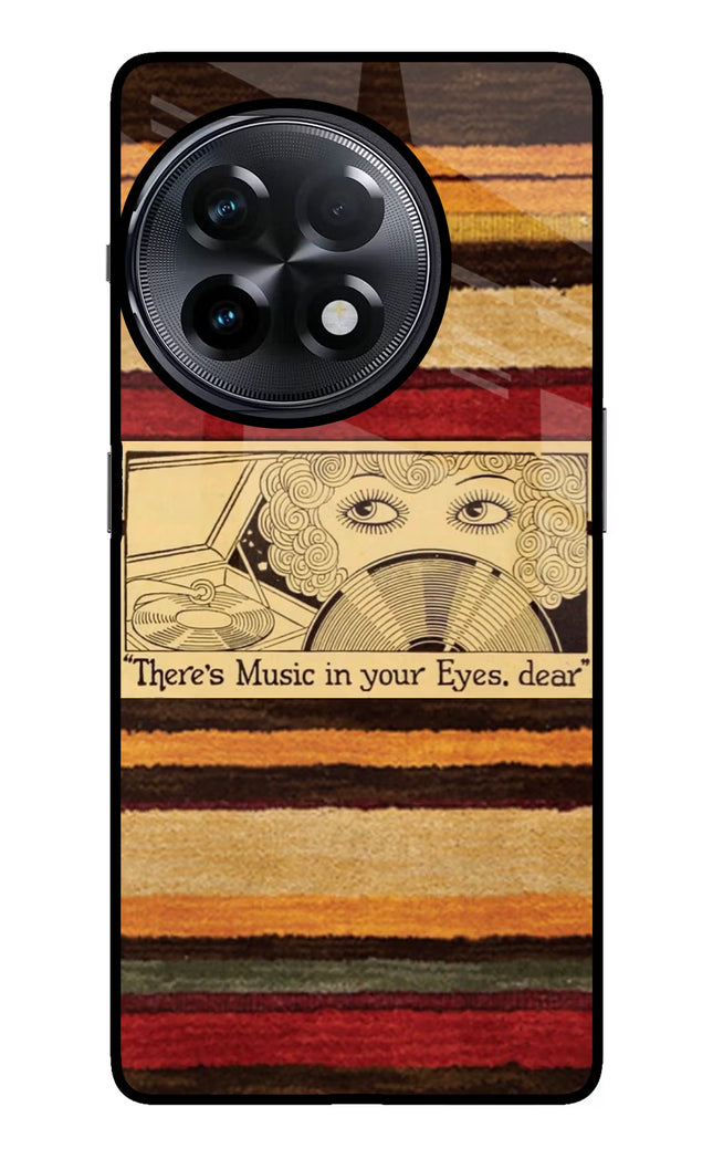 Vinyl Stripes OnePlus 11R Glass Case
