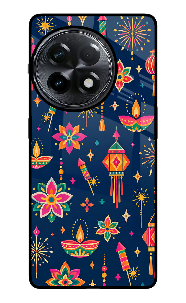 Festive Pop OnePlus 11R Glass Case