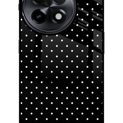White Dots OnePlus 11R Glass Case