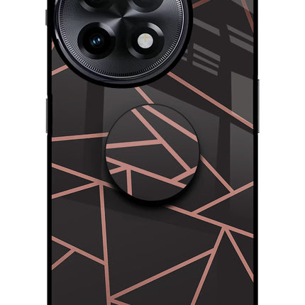 Geometric Pattern OnePlus 11R Glass Case