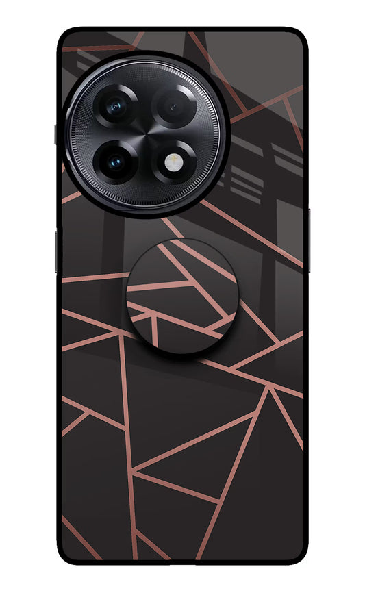Geometric Pattern OnePlus 11R Glass Case