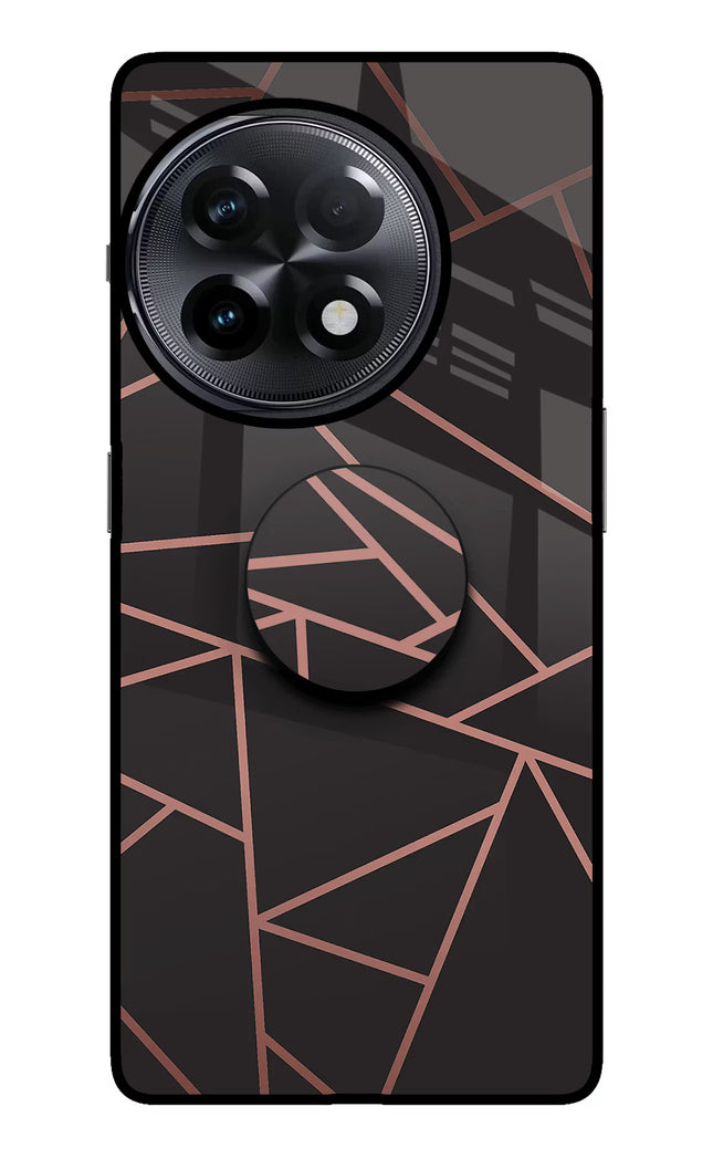 Geometric Pattern OnePlus 11R Glass Case