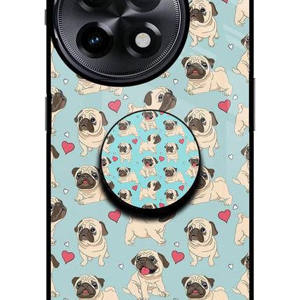 Pug Dog OnePlus 11R Glass Case