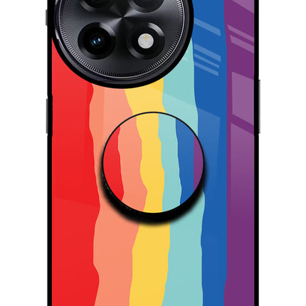 Rainbow OnePlus 11R Glass Case